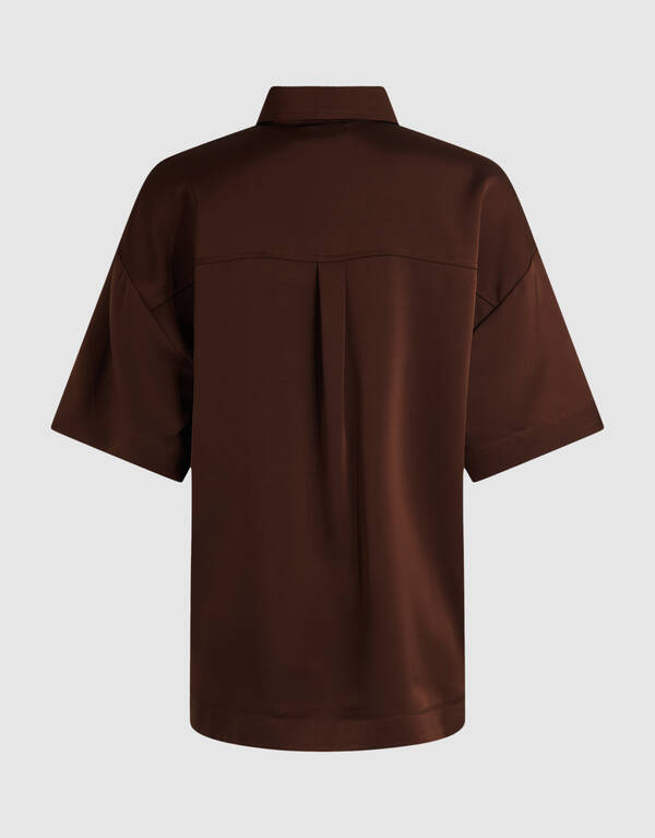 Bluse in &Uuml;bergr&ouml;&szlig;e Dunkelbraun SHOEBY WOMEN