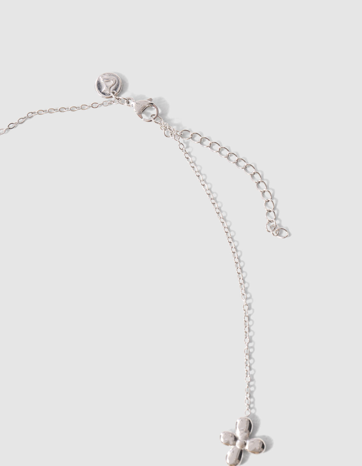 Kleine Blumenkette Silber SHOEBY ACCESSOIRES