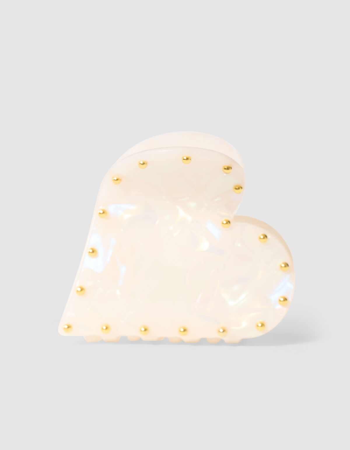 Studded Haarspange Offwhite SHOEBY ACCESSOIRES