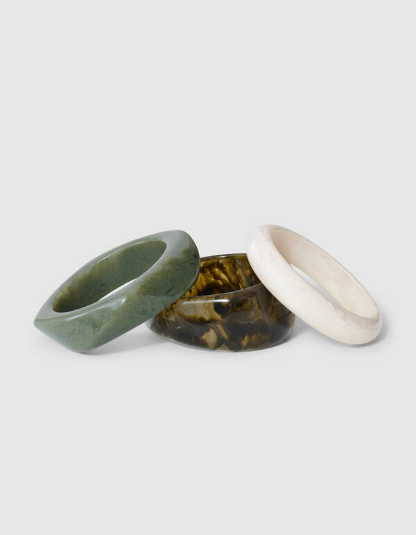Bangle-Set Gr&uuml;n von Lonneke SHOEBY ACCESSOIRES