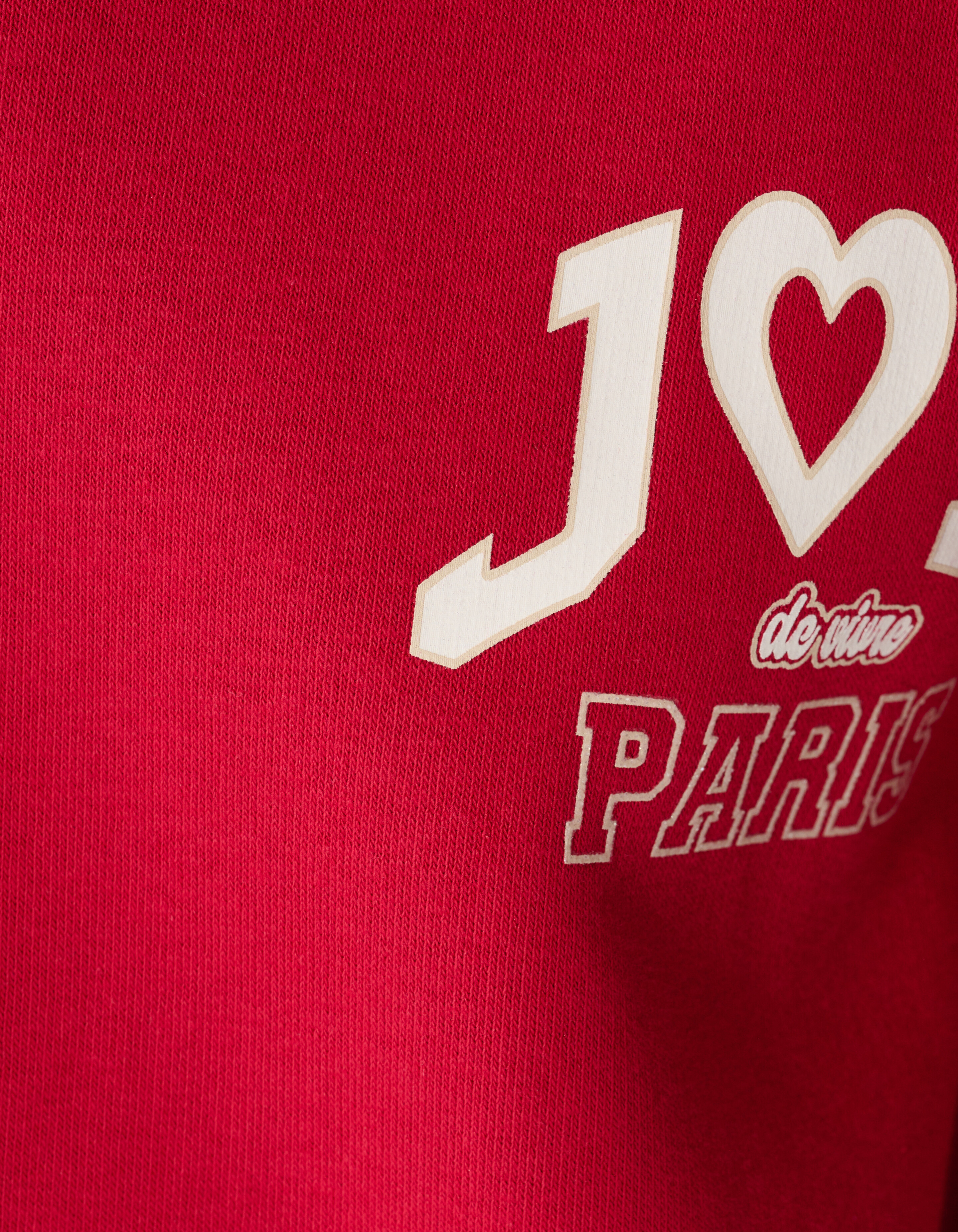 Joie De Vivre Artwork Pullover Rot SHOEBY GIRLS