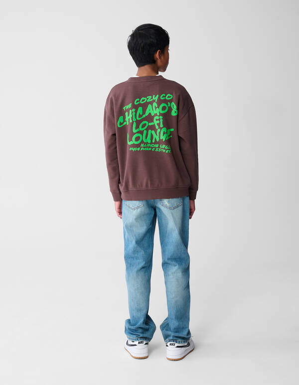 Chicago Artwork Pullover Braun SHOEBY BOYS