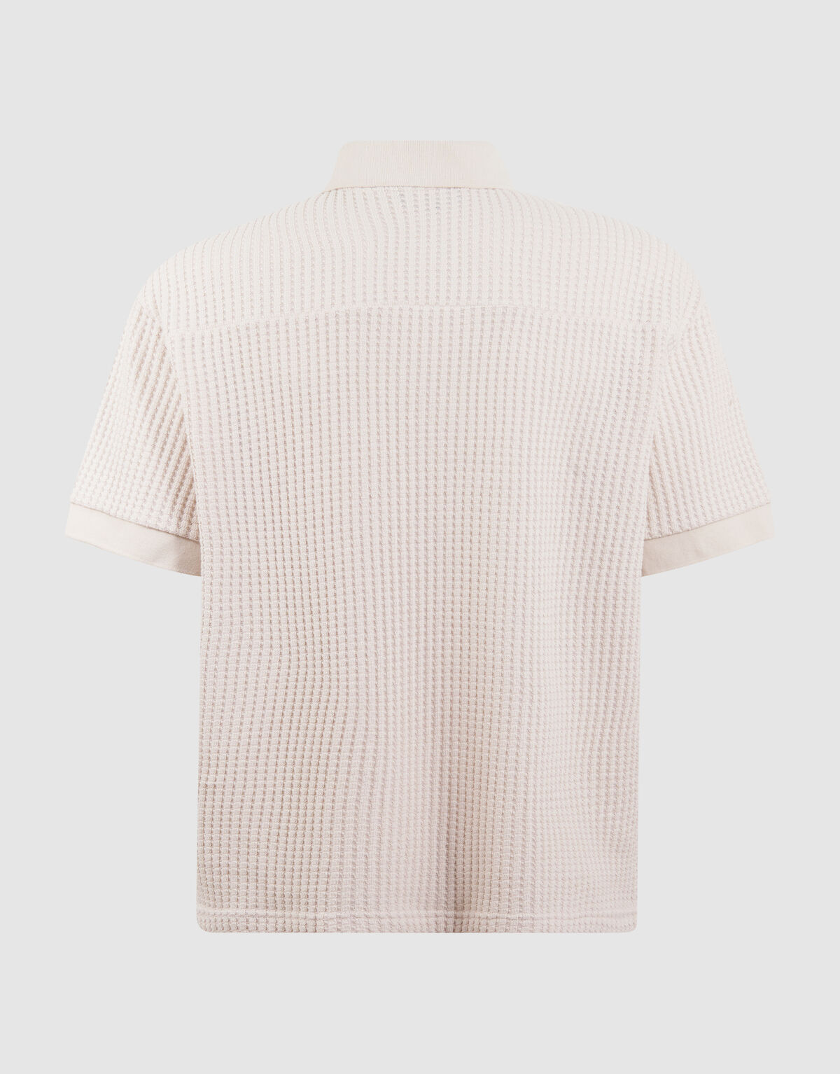 Schweres Waffel-Poloshirt Sand SHOEBY MEN