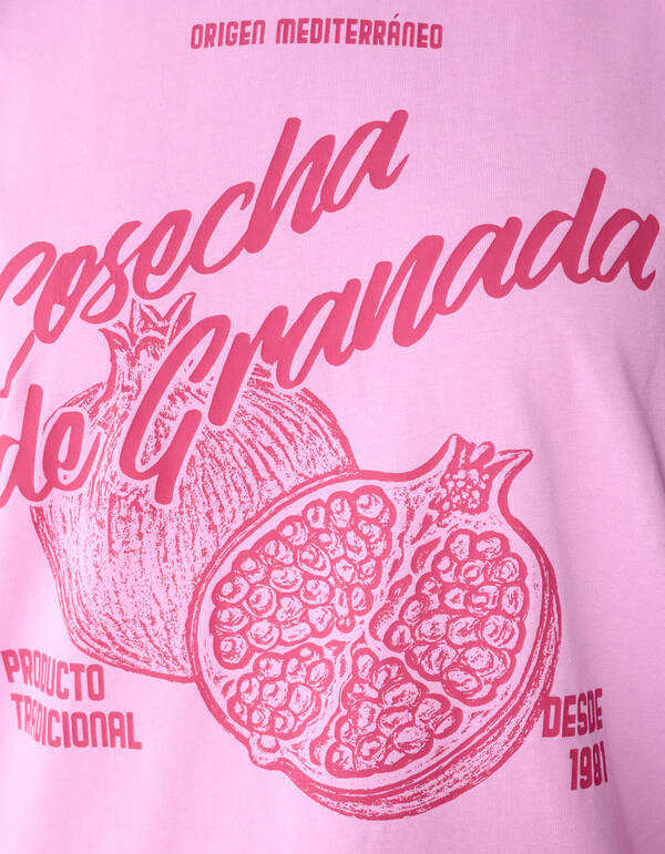 Granada Artwork T-Shirt Rosa SHOEBY WOMEN