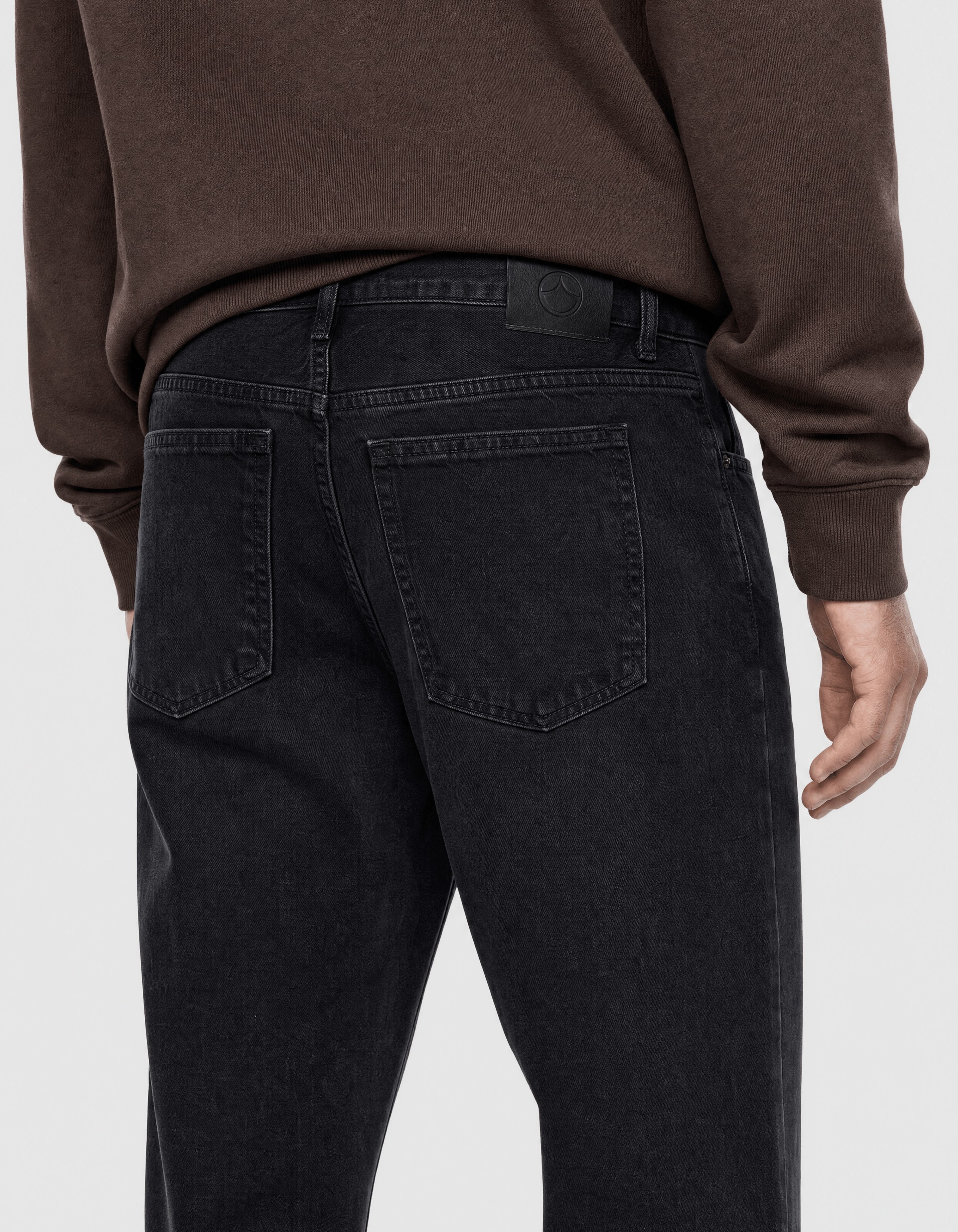 Modern Straight Fit Jeans Zwart L32 SHOEBY MEN