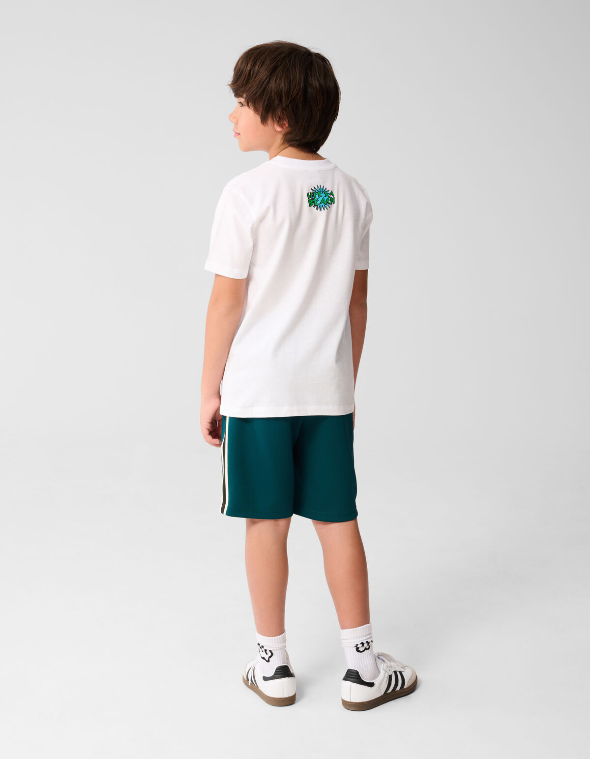 Strand Artwork T-shirt Weiß SHOEBY BOYS