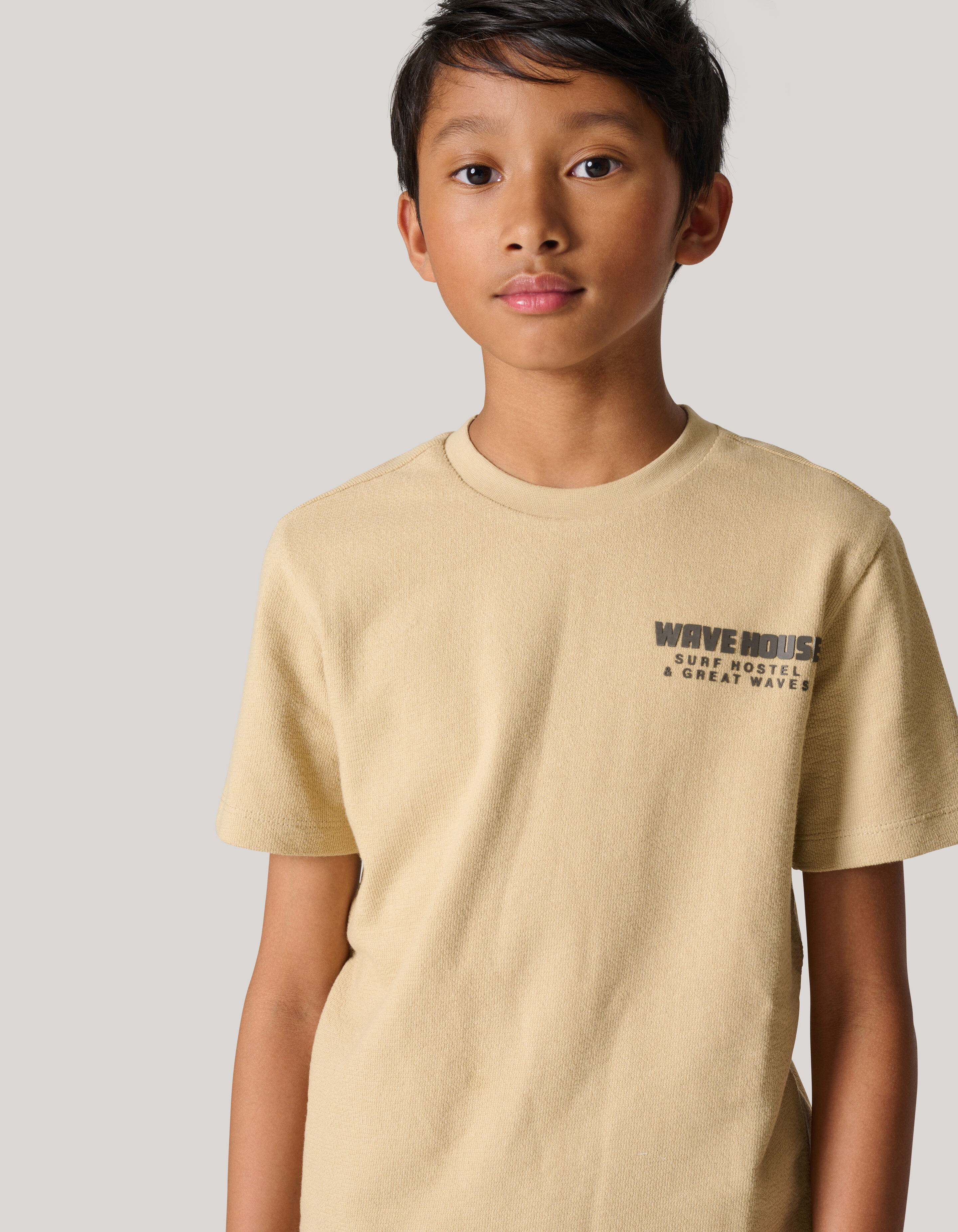 Kunstwerk T-shirt Beige SHOEBY BOYS