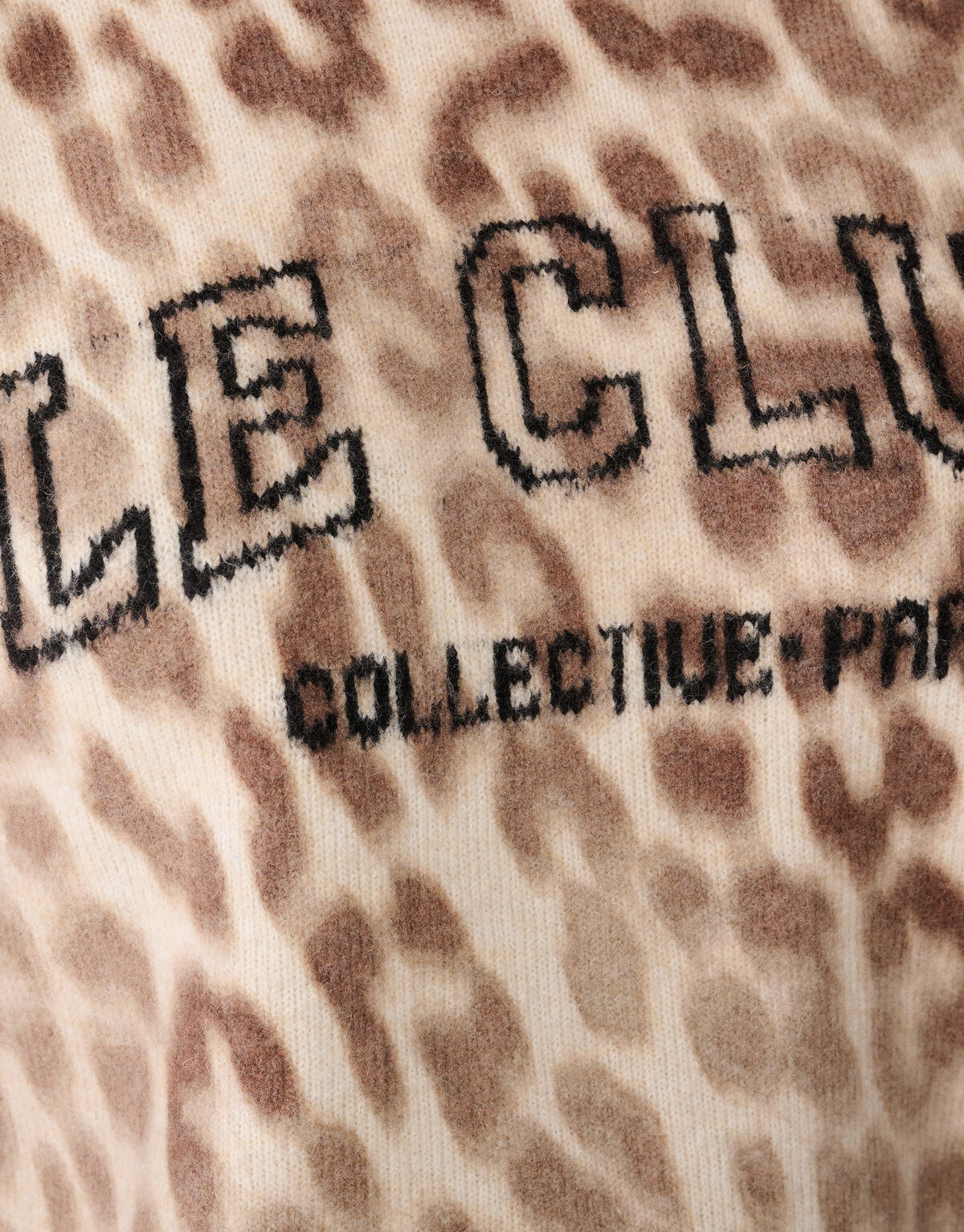 Leopard Artwork Strickpullover Sand SHOEBY WOMEN