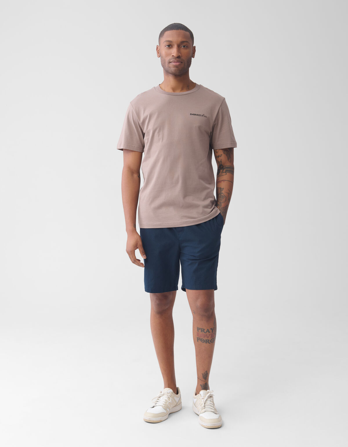 Linen Short Dark Blue SHOEBY MEN