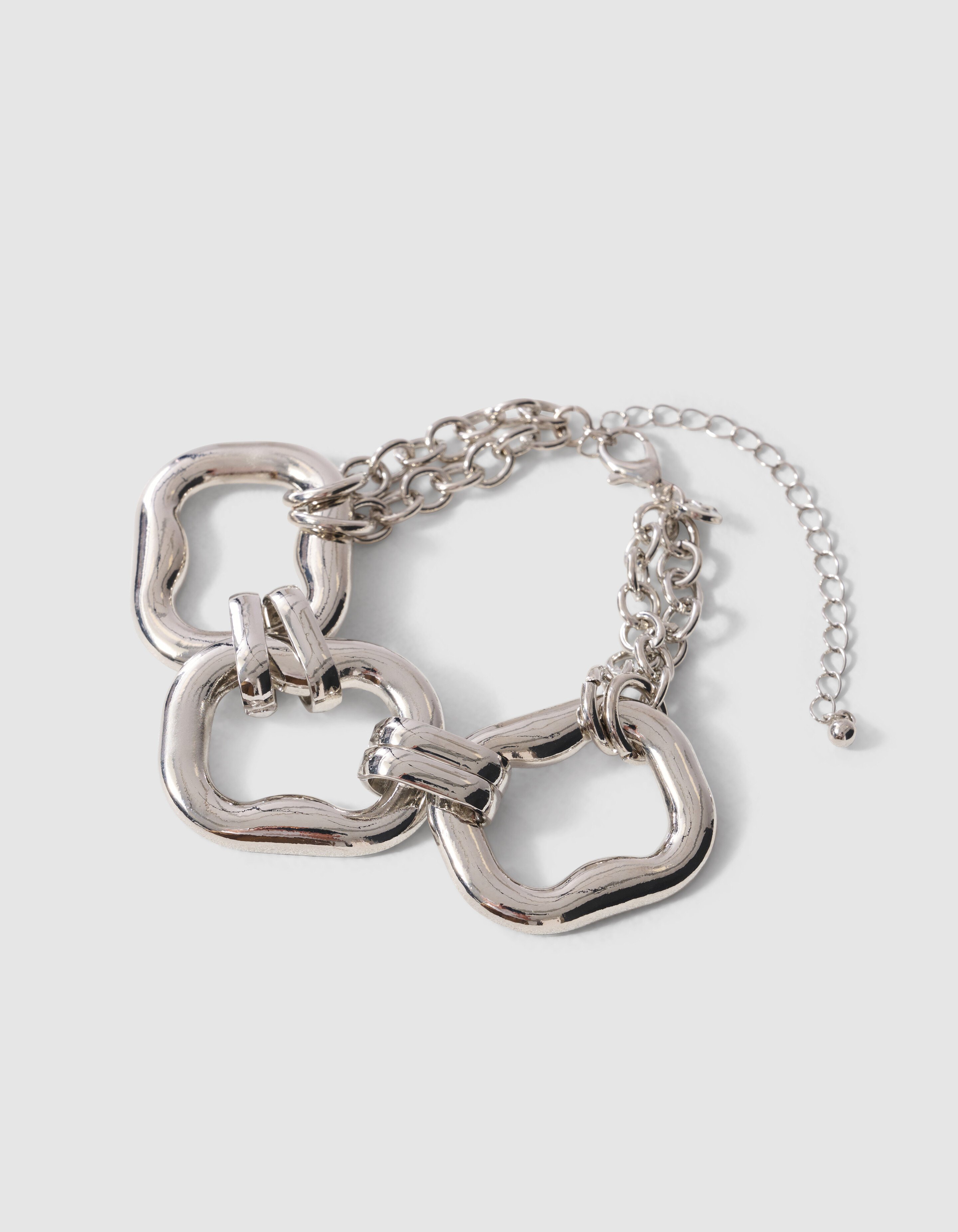 Square Armband Zilver SHOEBY ACCESSOIRES