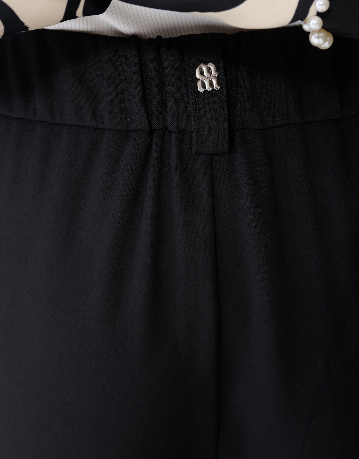 Weit geschnittene Hose Schwarz von Mieke SHOEBY WOMEN