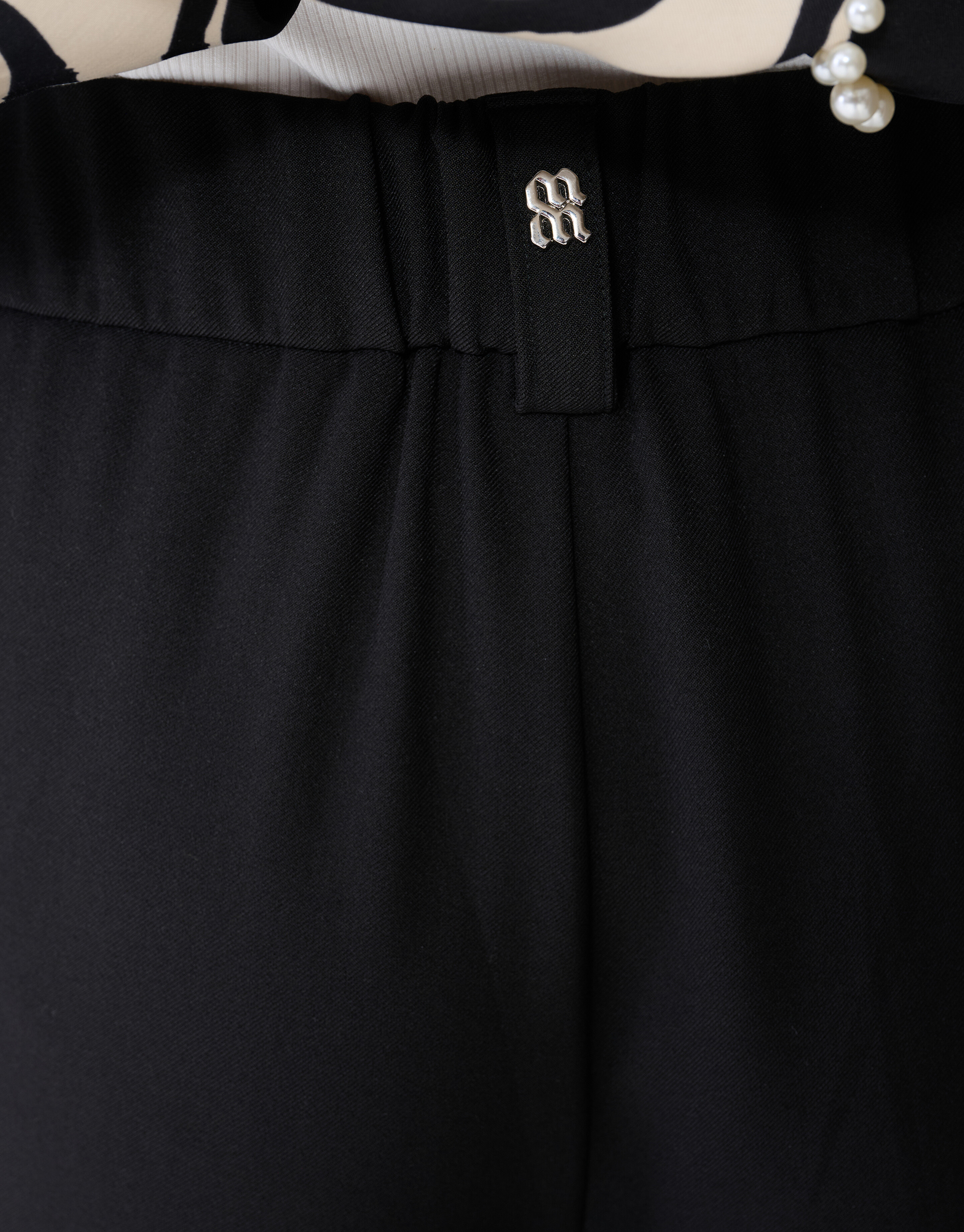 Weit geschnittene Hose Schwarz von Mieke SHOEBY WOMEN