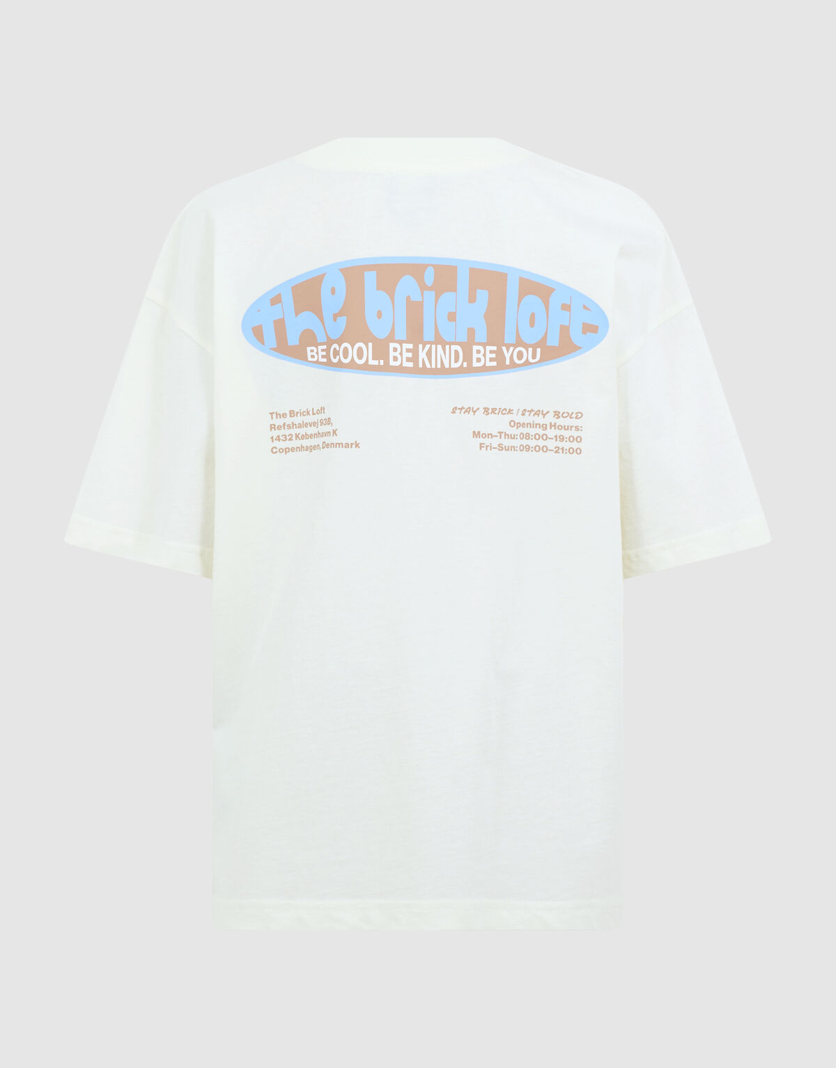 Brick Artwork T-Shirt Gebrochen Wei&szlig; SHOEBY BOYS
