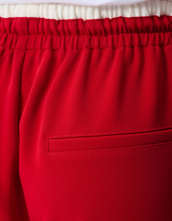 Sportliche Bundhose mit weitem Bein Rot SHOEBY WOMEN