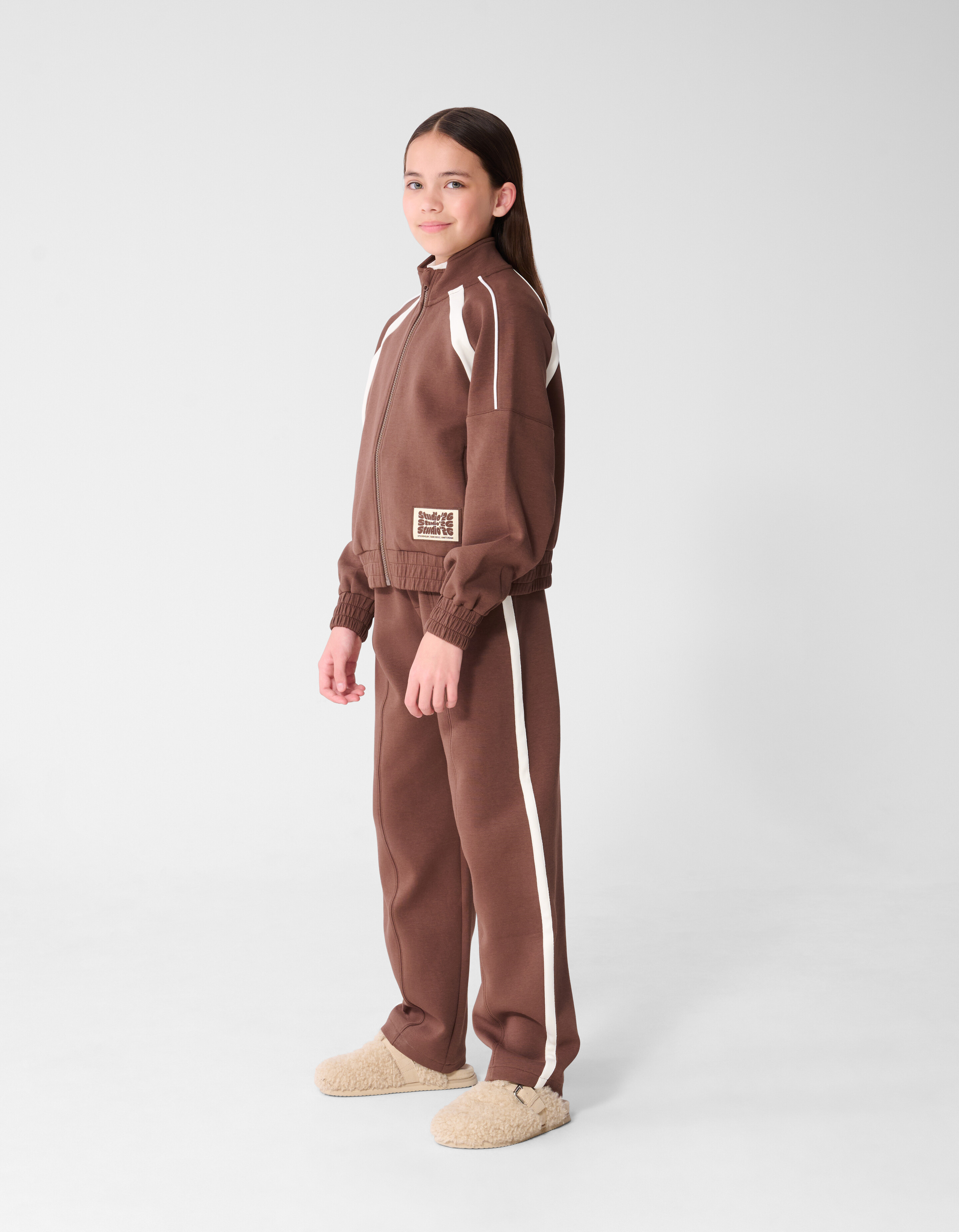 Sweat-Barrel-Hose Braun SHOEBY GIRLS