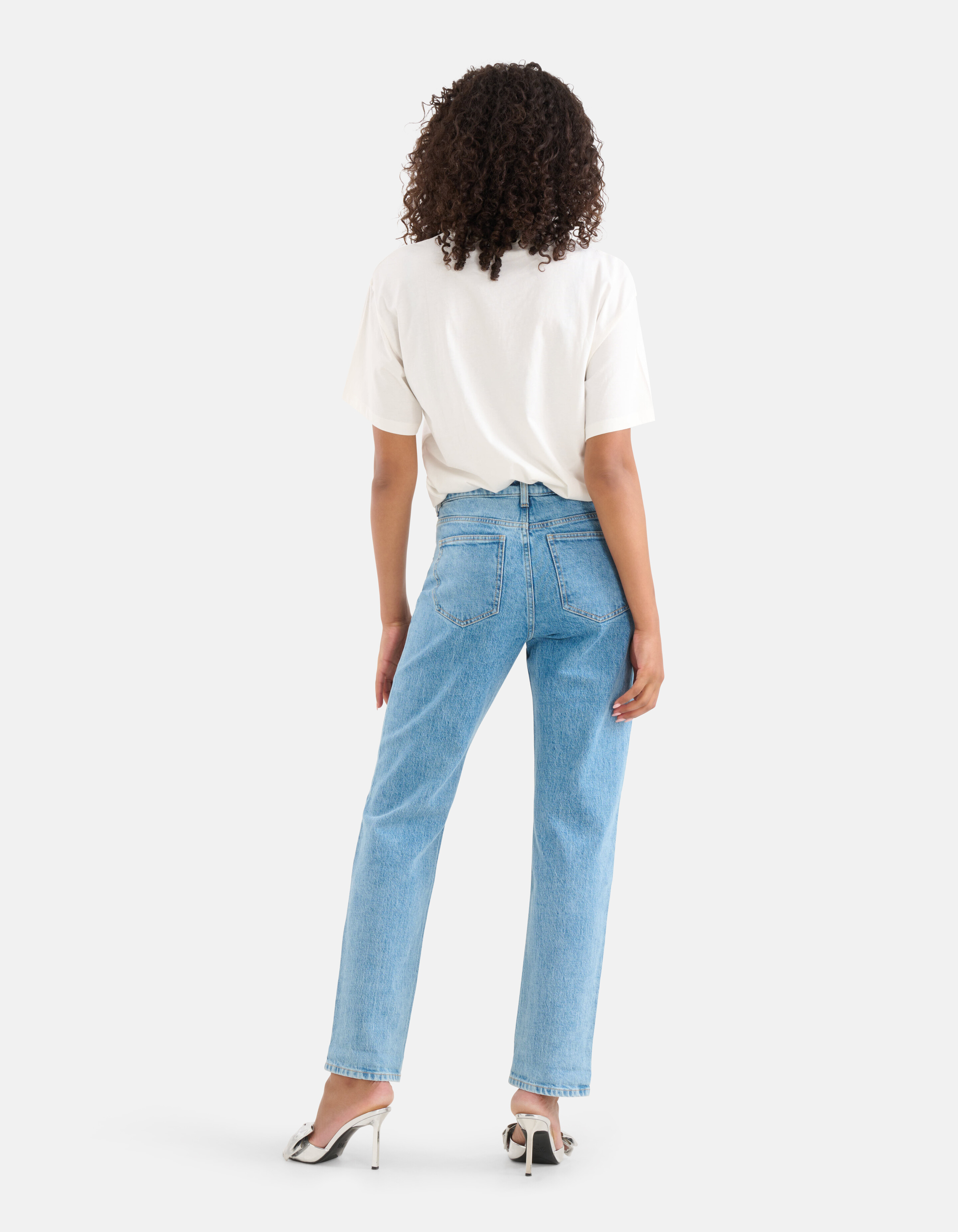 Strassbesetzte Tapered Fit Jeans Mediumstone By Fr SHOEBY WOMEN