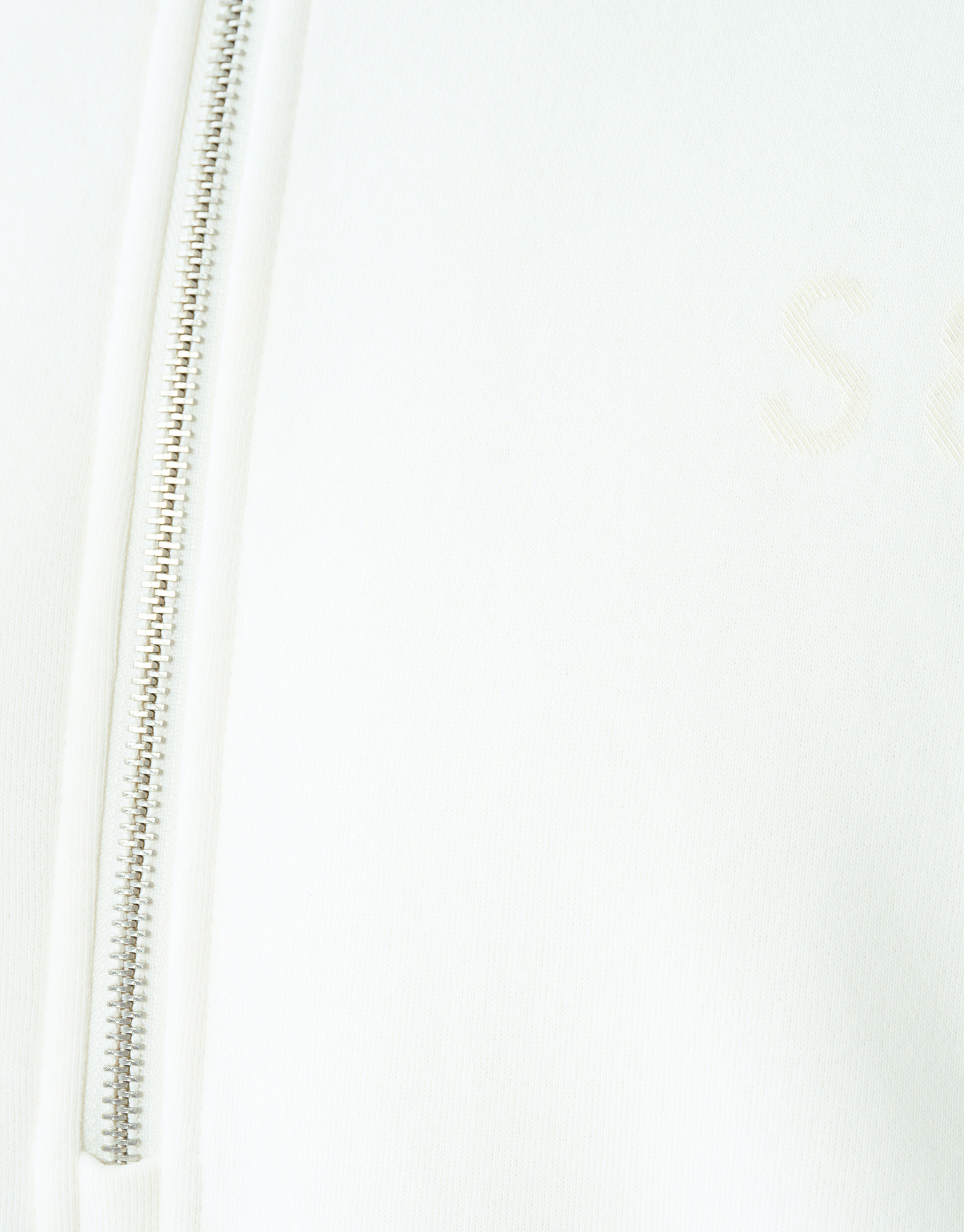 Pullover mit halbem Reißverschluss in Off White SHOEBY MEN