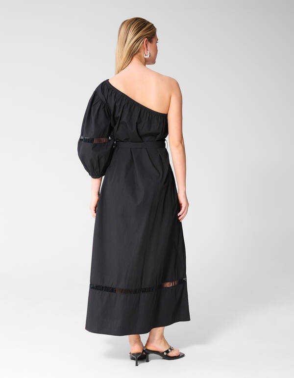 Tape Maxi-Kleid Schwarz SHOEBY WOMEN