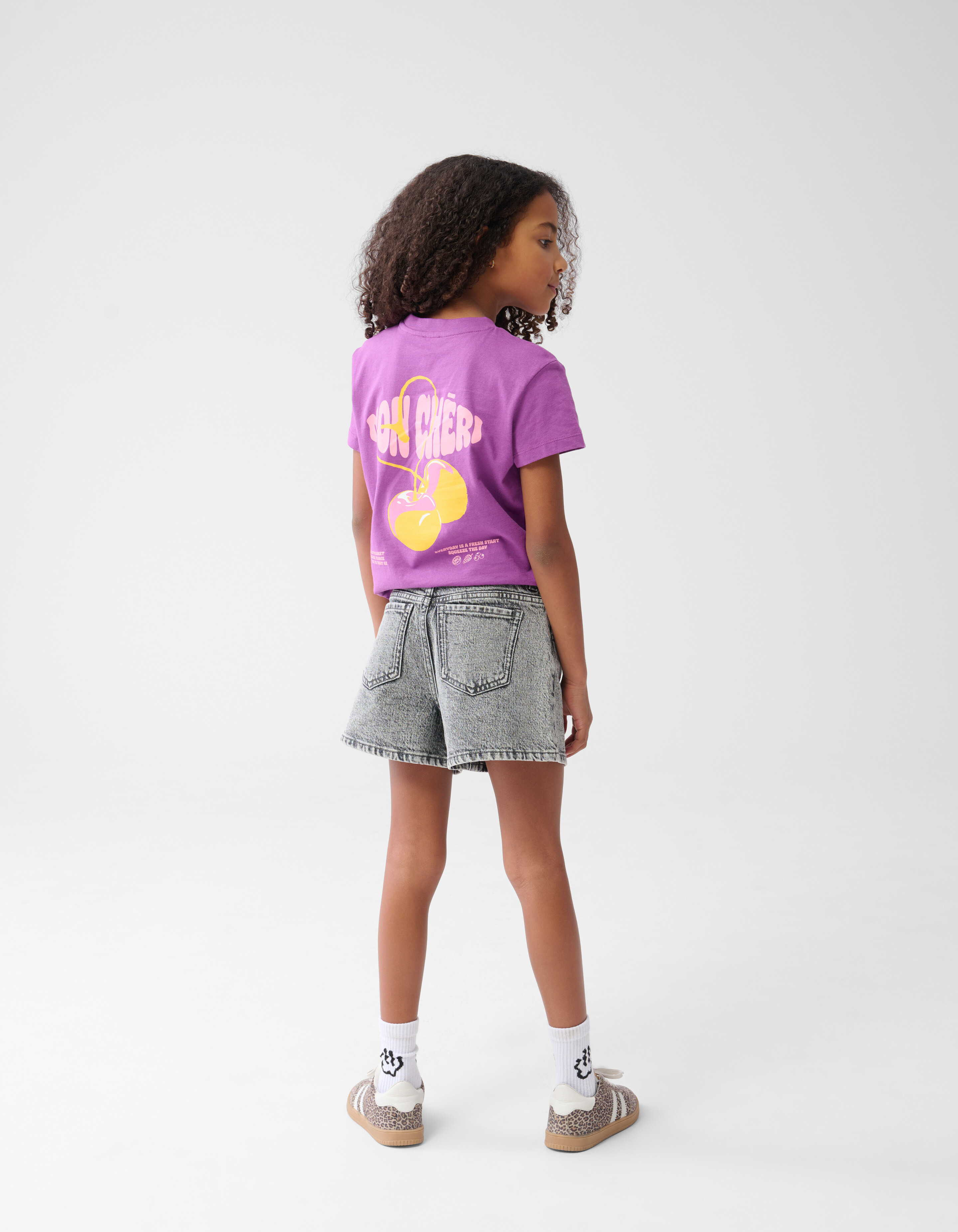 Strass Denim Short Grau SHOEBY GIRLS
