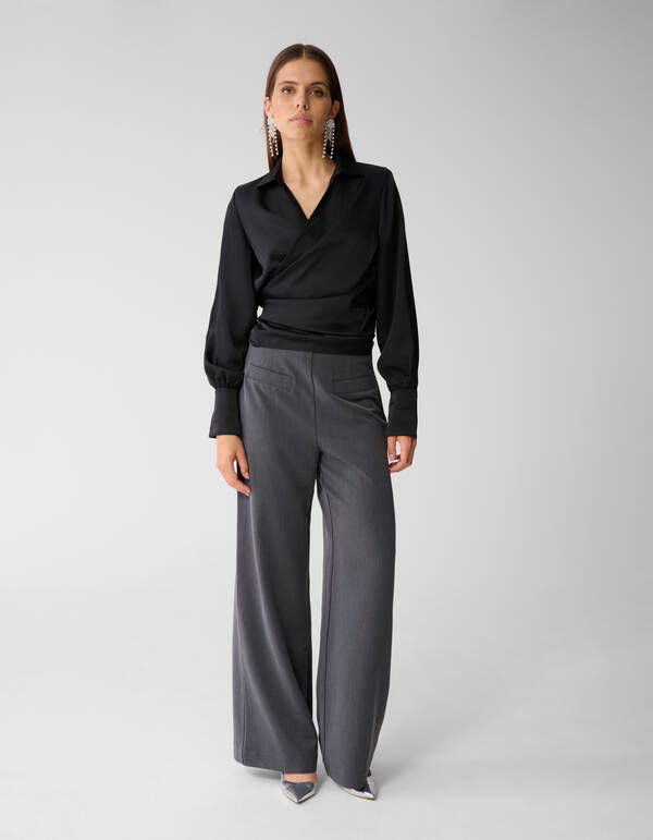 Knotenbluse Schwarz von Mieke SHOEBY WOMEN