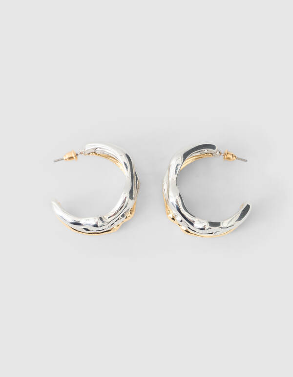 Triple Ohrringe Silber/Gold SHOEBY ACCESSOIRES