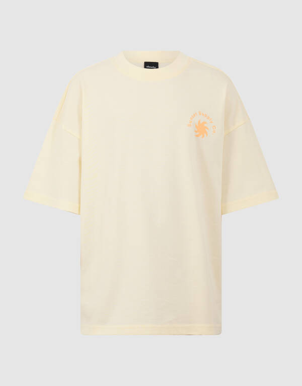Sunset Artwork T-Shirt Hellgelb SHOEBY BOYS