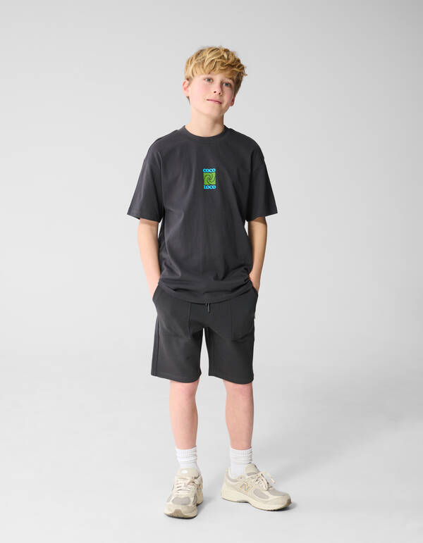 Tasche Kurz Dunkelgrau SHOEBY BOYS