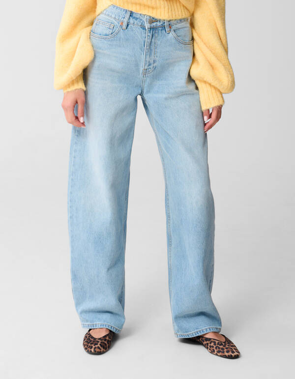 Baggy-Fit-Jeans Hellblau SHOEBY WOMEN