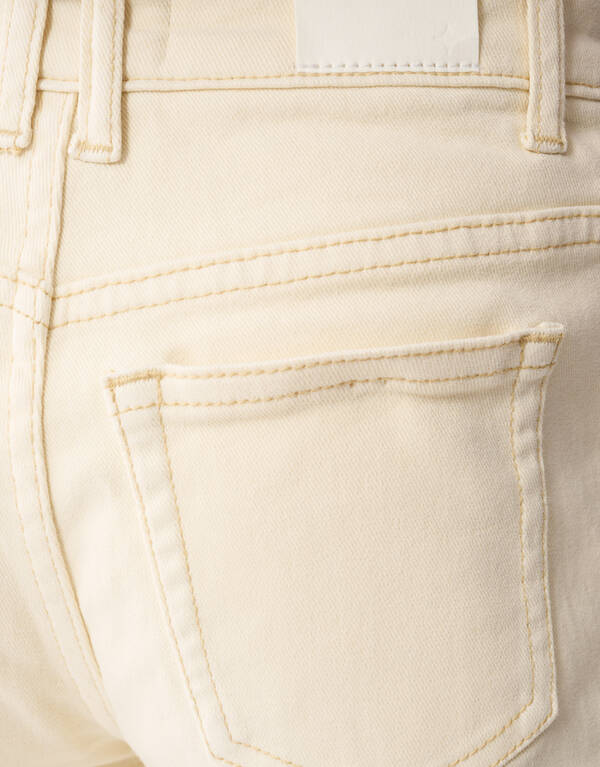 Barrel Fit Broek Gebroken Wit SHOEBY GIRLS