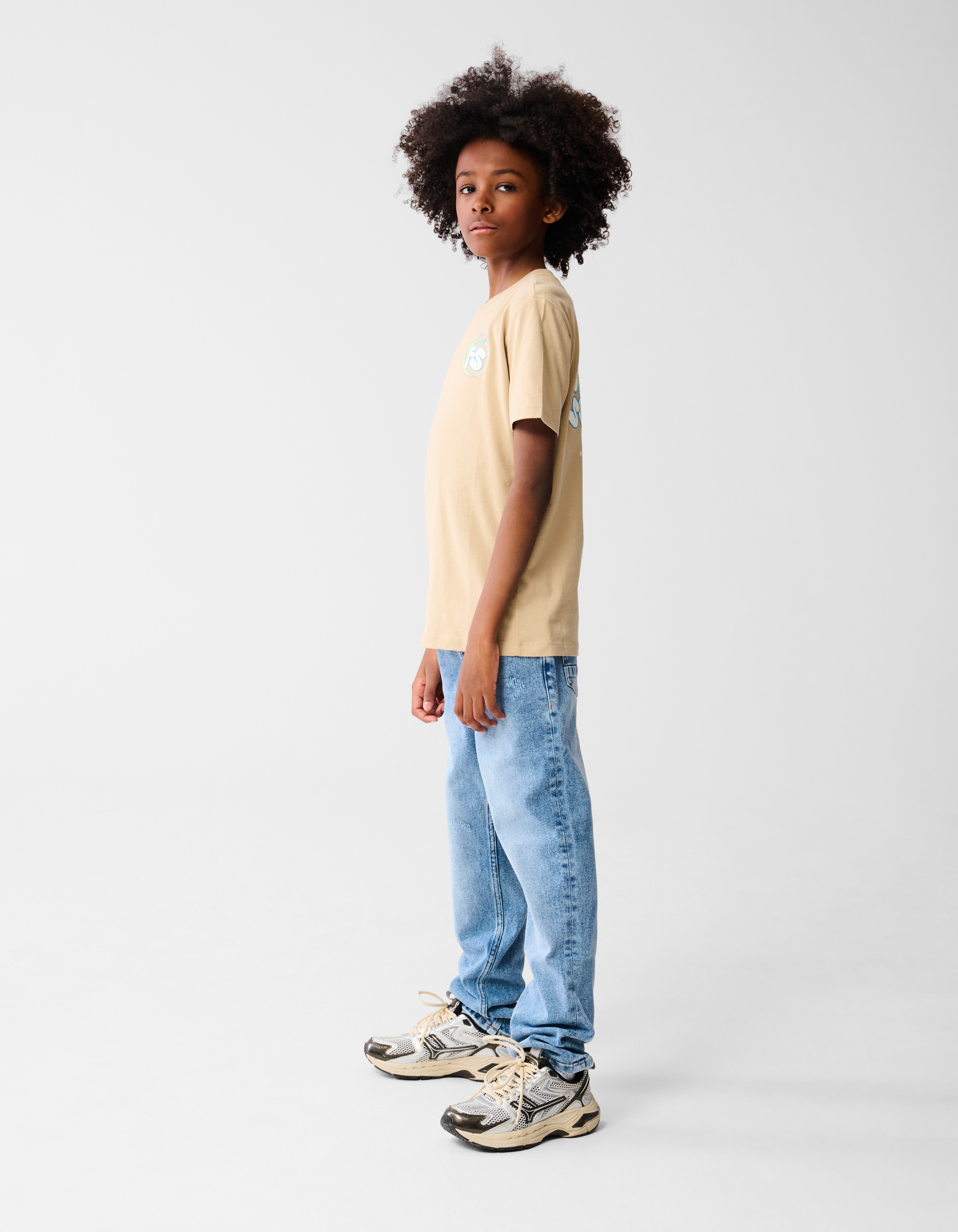 Baggy Fit Jeans Dunkelblau SHOEBY BOYS