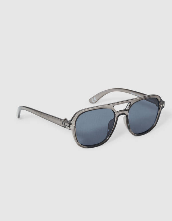 Aviator Sonnenbrille Grau SHOEBY ACCESSOIRES