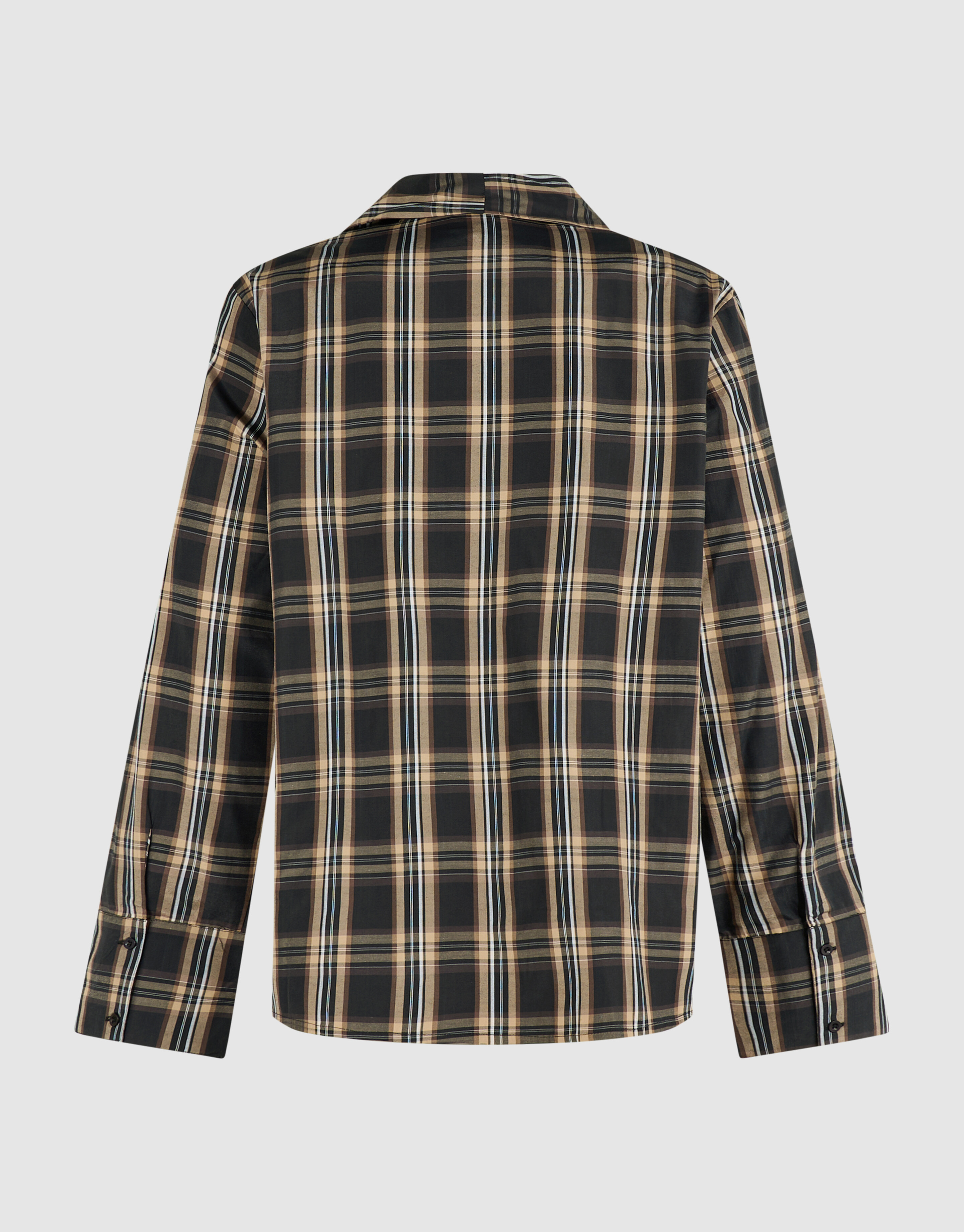 Bluse im Oversize-Schnitt mit Schal Braun SHOEBY WOMEN
