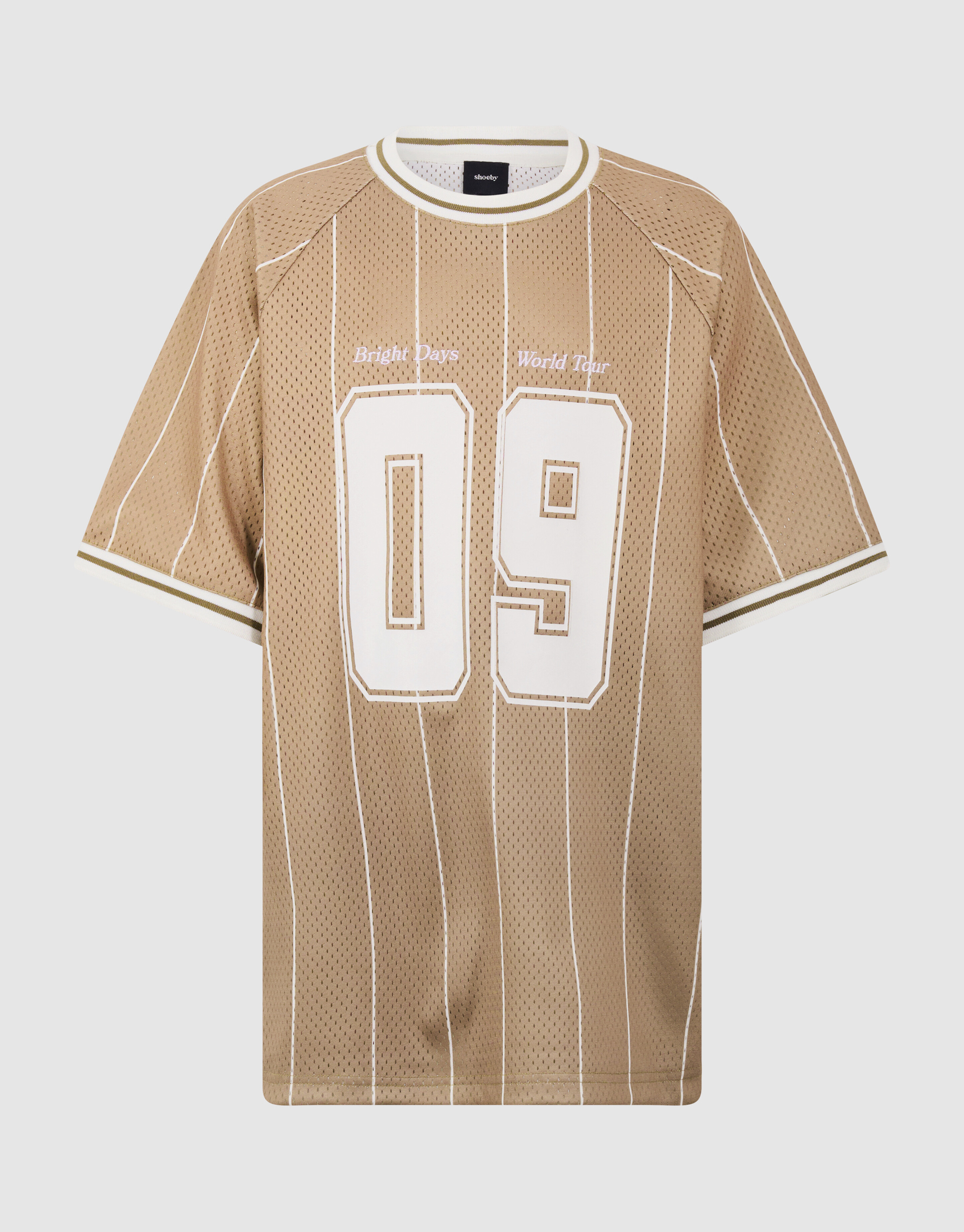 &Uuml;bergro&szlig;es sportliches T-Shirt in Braun SHOEBY BOYS