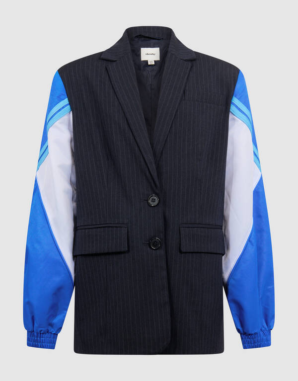 Sportlicher Nadelstreifenblazer Blau SHOEBY GIRLS