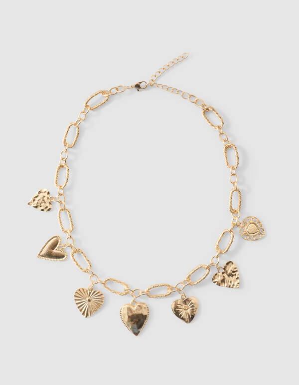 Multi-Herz-Kette Gold SHOEBY ACCESSOIRES