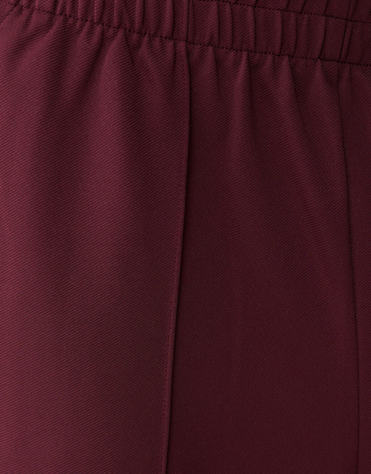 Dunkelrote Basic-Hose mit weitem Bein SHOEBY WOMEN