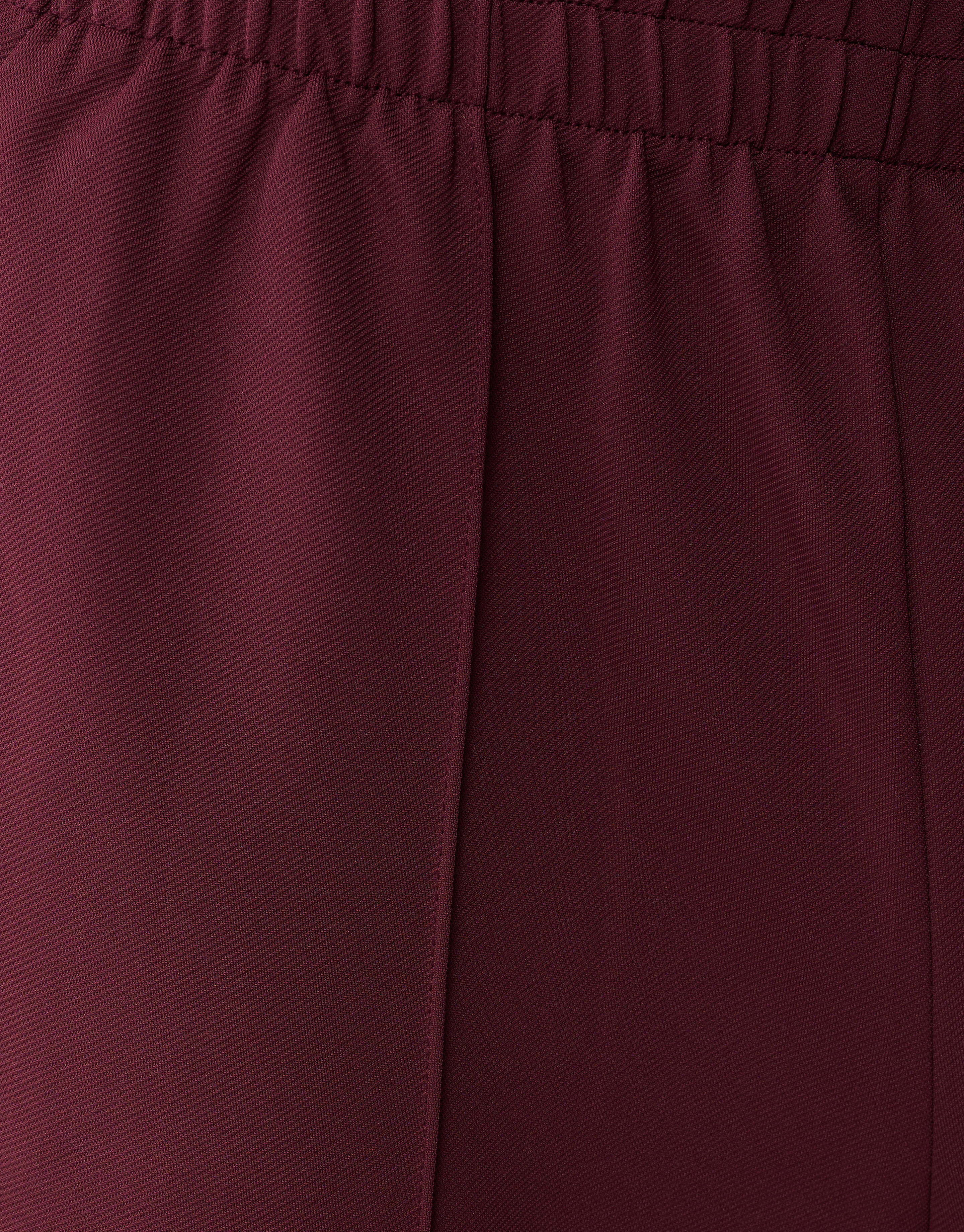 Dunkelrote Basic-Hose mit weitem Bein SHOEBY WOMEN