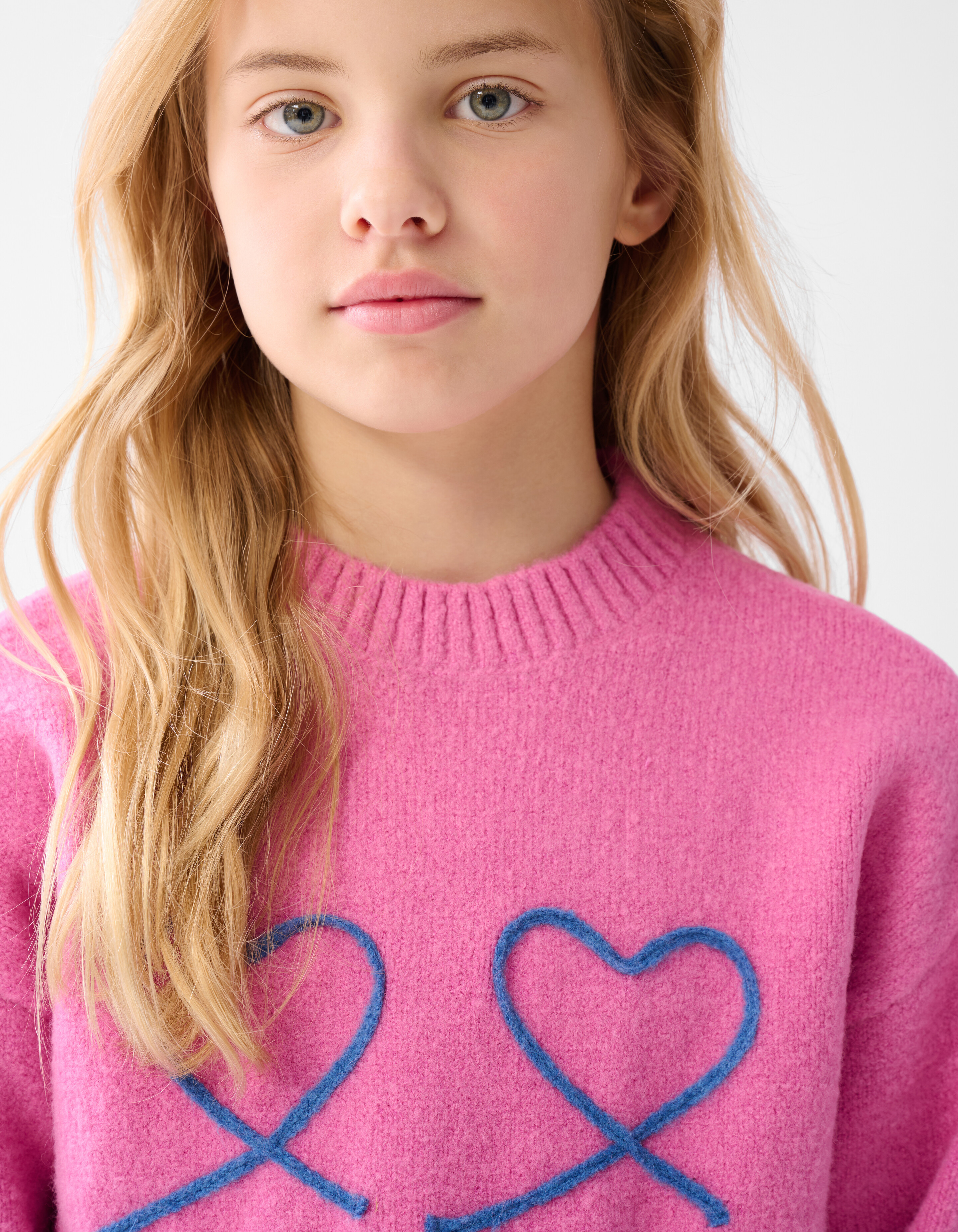 Herz-Pullover Rosa SHOEBY GIRLS