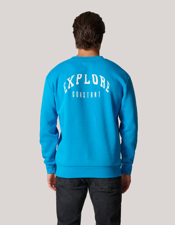 Varsity Sweater Blauw SHOEBY MEN