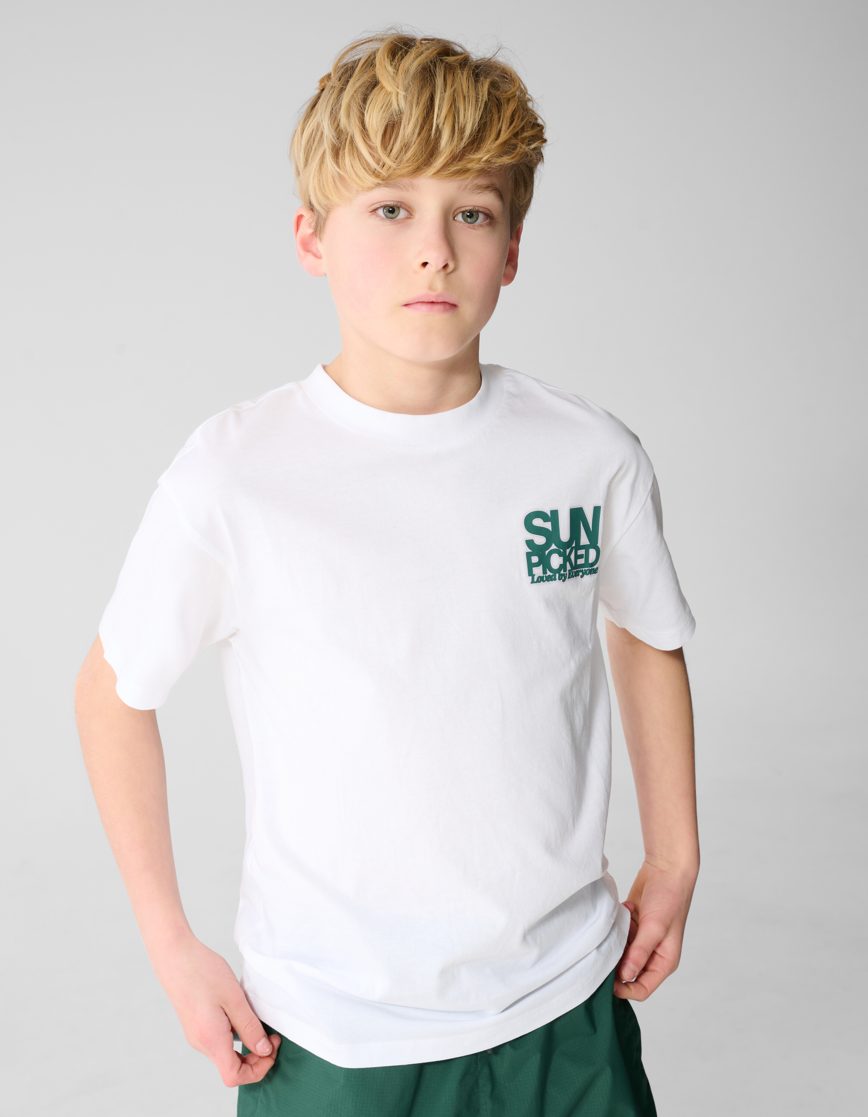Sunpicked Artwork T-Shirt Wei&szlig; SHOEBY BOYS