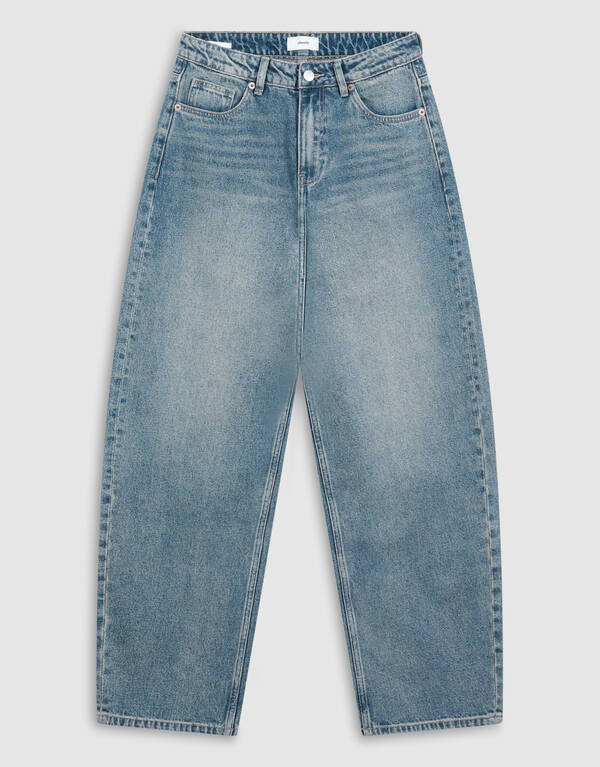 Baggy-Fit-Jeans mit Farbton Dunkelblau SHOEBY WOMEN