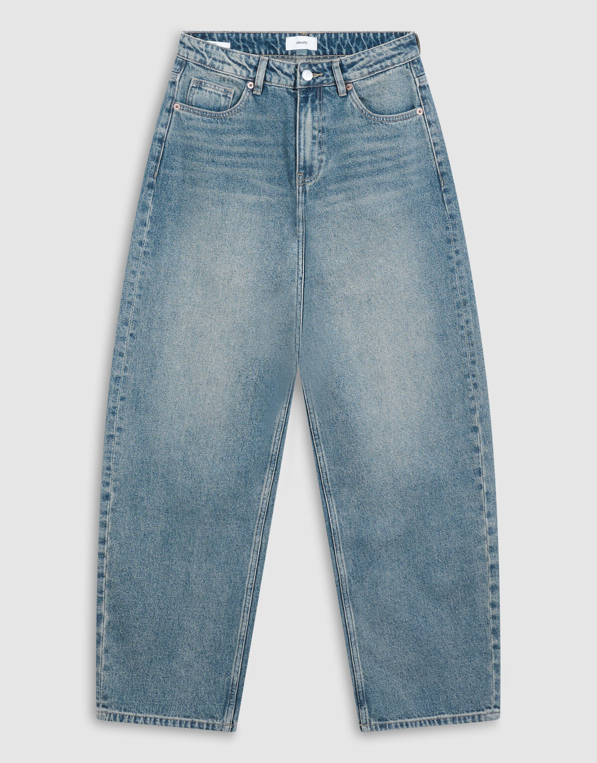 Baggy-Fit-Jeans mit Farbton Dunkelblau SHOEBY WOMEN