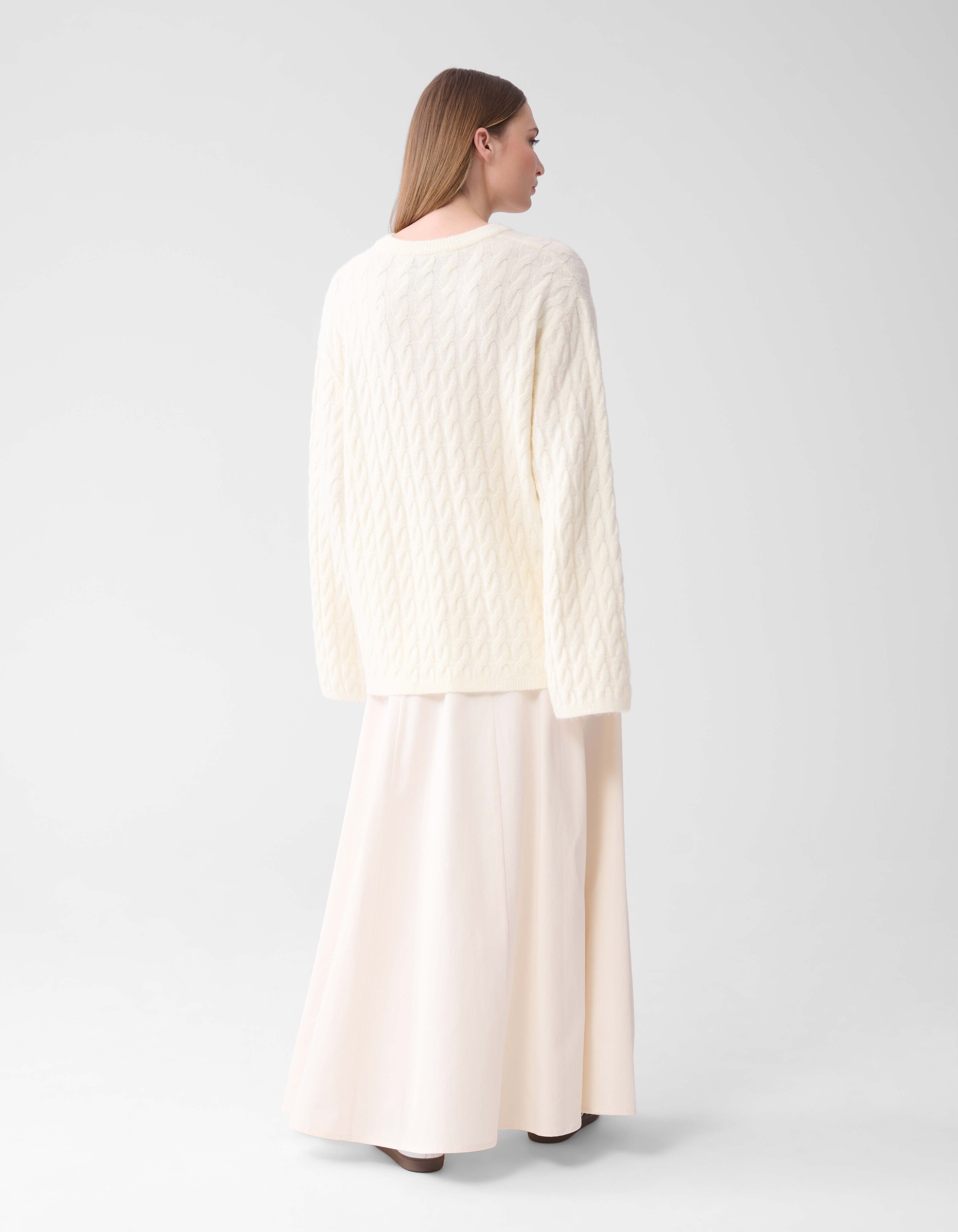 Kabelpullover Off White von Lonneke SHOEBY WOMEN