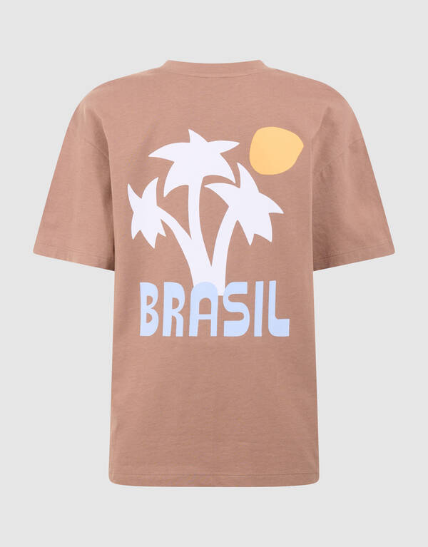 Brasil Artwork T-Shirt Hellbraun SHOEBY BOYS