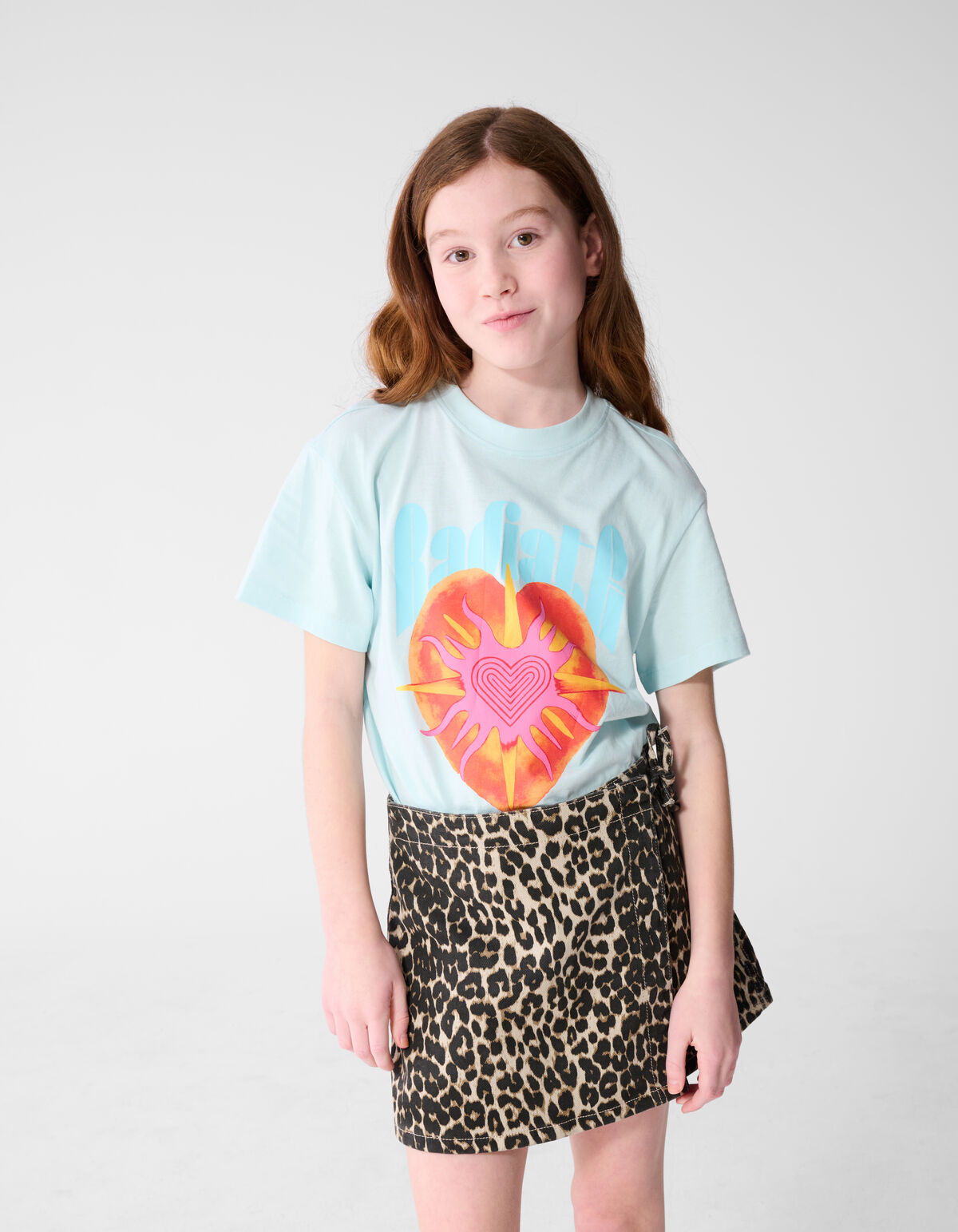 Radiate Artwork T-Shirt Hellblau SHOEBY GIRLS