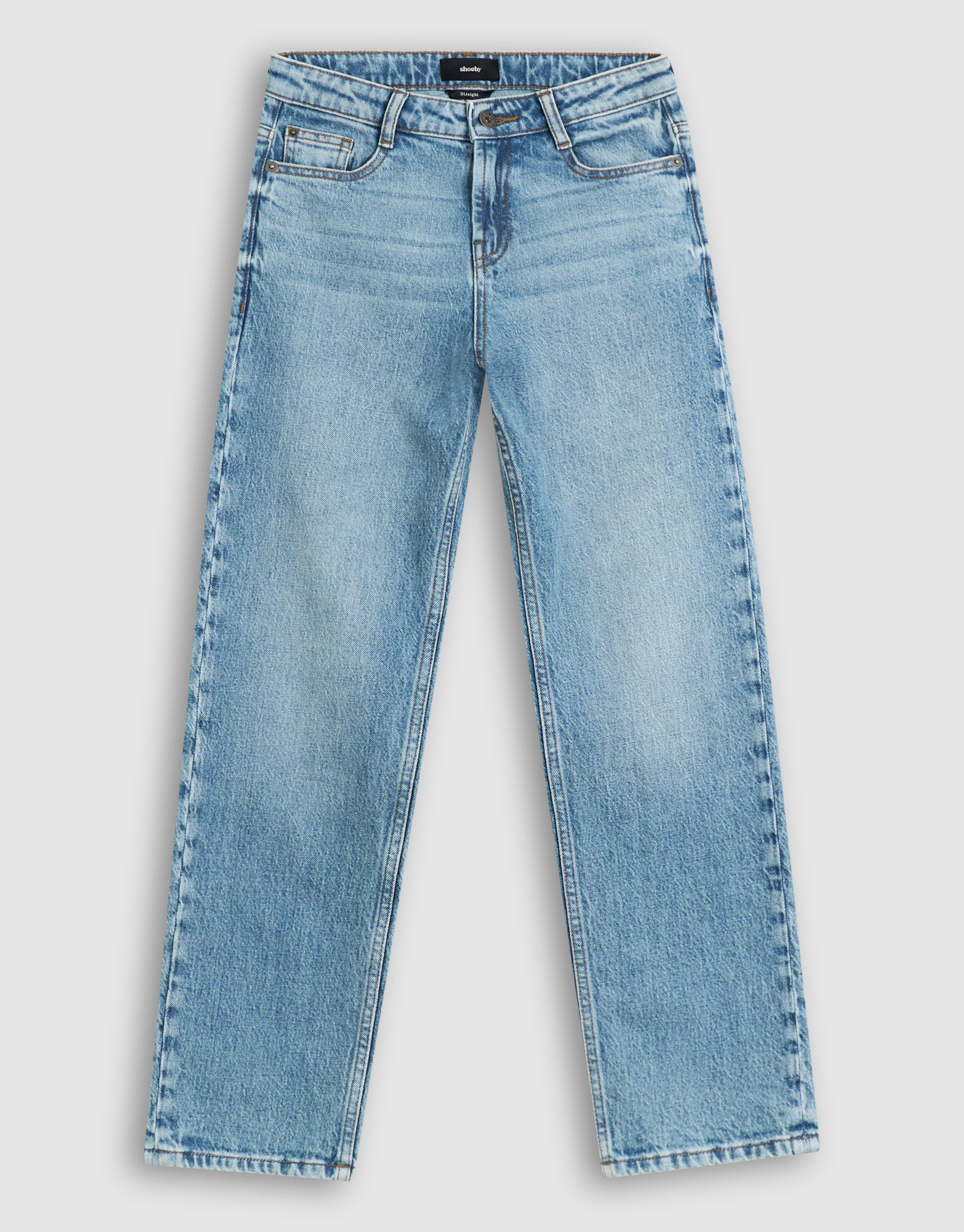 Gerade geschnittene Jeans in Blau SHOEBY BOYS