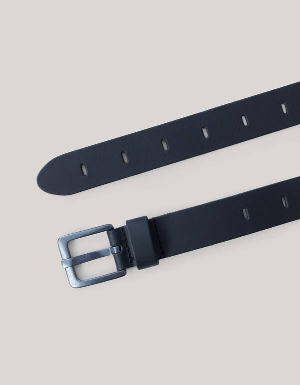 Basic Lederg&uuml;rtel Schwarz SHOEBY ACCESSOIRES