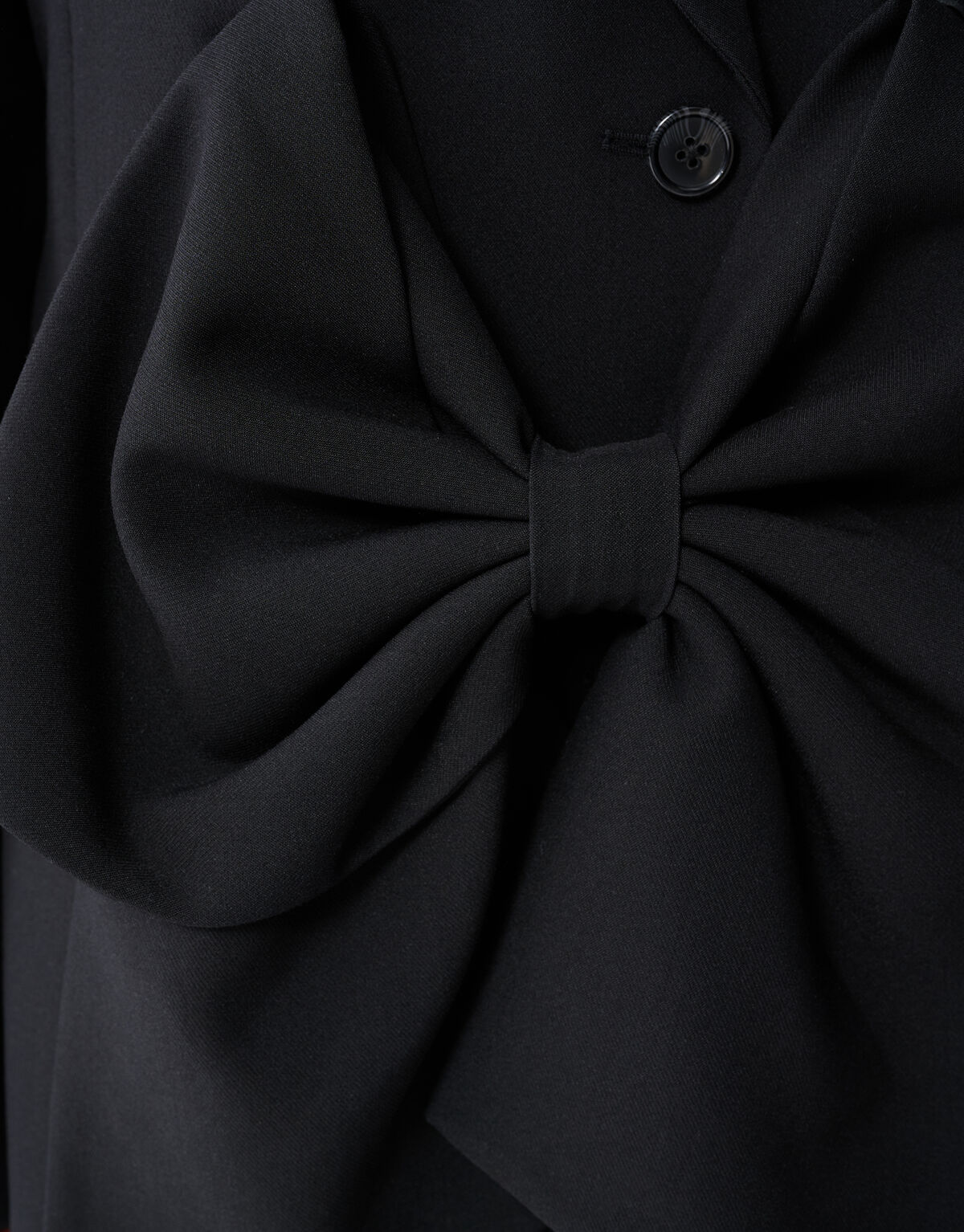 Oversized-Blazer-Kleid mit Krawatte, schwarz SHOEBY WOMEN