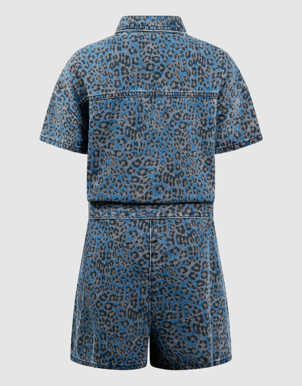 Denim Leopard Jumspuit Blau SHOEBY GIRLS