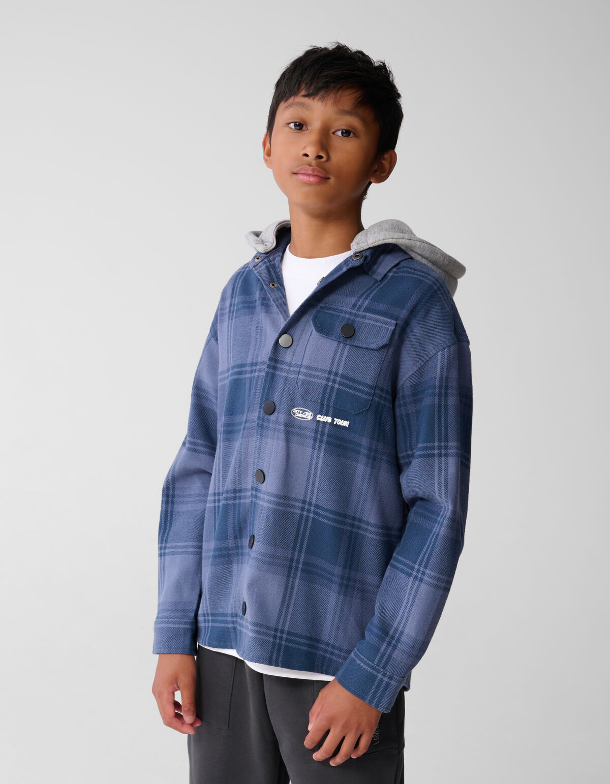 Ruiten Pocket Hemd Blau SHOEBY BOYS